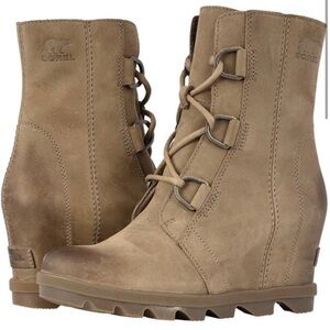 Sorel Joan of Arctic Waterproof Wedge Boot Color: ELK, Size: 9,